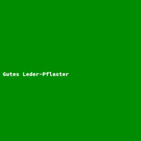 Gutes Leder-Pflaster