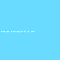 Harter Kunststoff-Teller