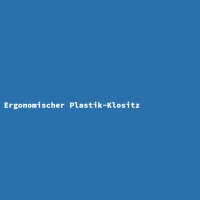 Ergonomischer Plastik-Klositz