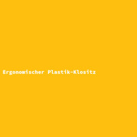 Ergonomischer Plastik-Klositz