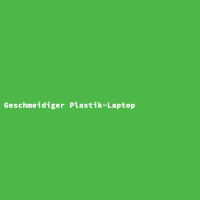 Geschmeidiger Plastik-Laptop