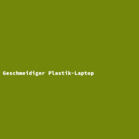Geschmeidiger Plastik-Laptop