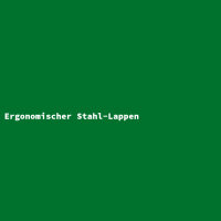 Ergonomischer Stahl-Lappen