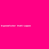 Ergonomischer Stahl-Lappen