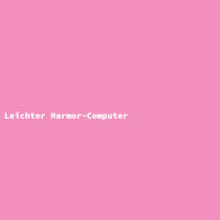 Leichter Marmor-Computer