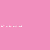 Toller Beton-Stuhl